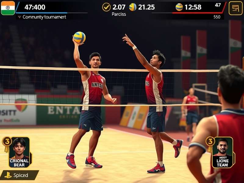 Volley Gladiator Emperor community tournament in India